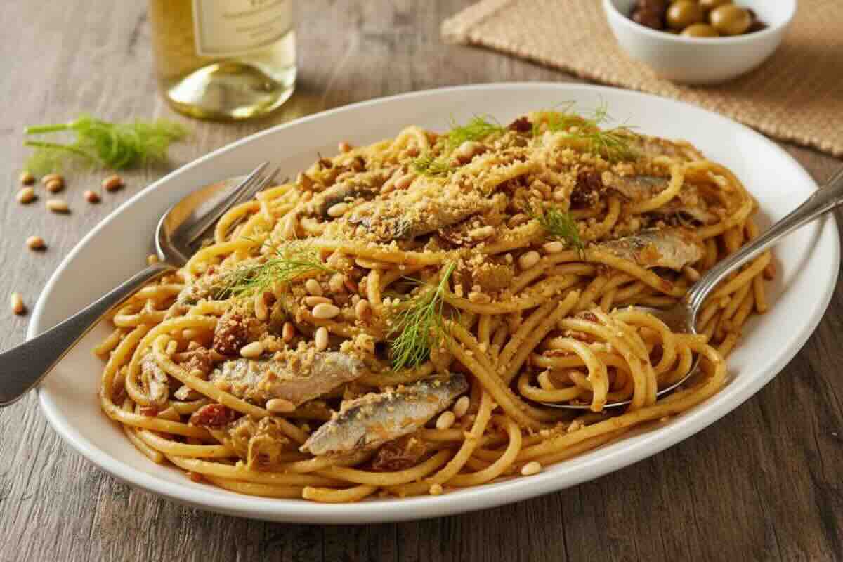 pasta con le sarde di locatelli